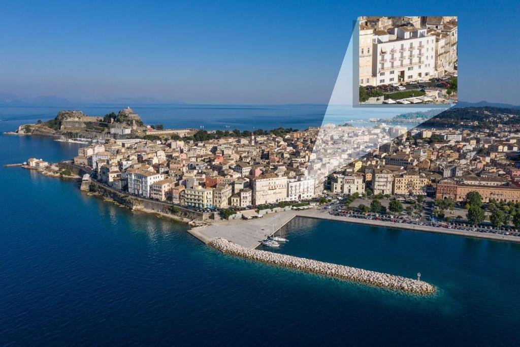 City Marina Hotel exterior near Corfu Town waterfront