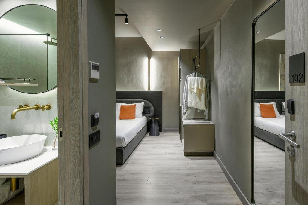 Modern guest room at Arcadion Hotel Corfu Town