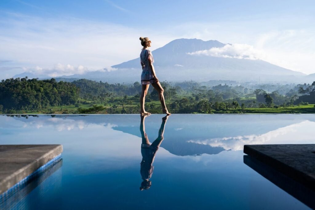 Luxury villas in Ubud Bali with private pool and jungle view