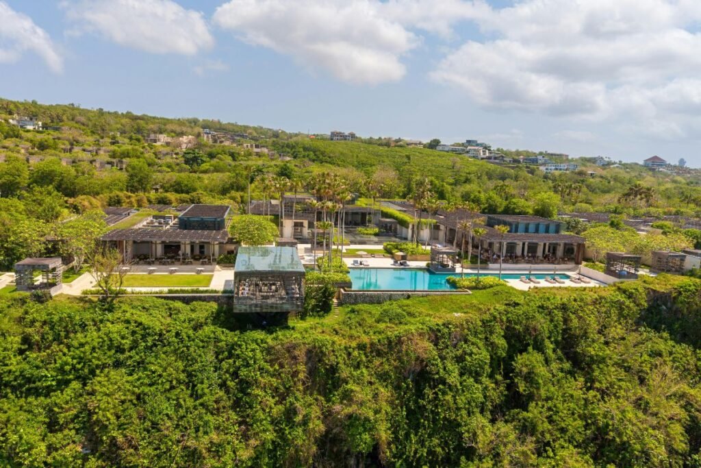 Luxury resorts in Sayan Ubud with jungle river views