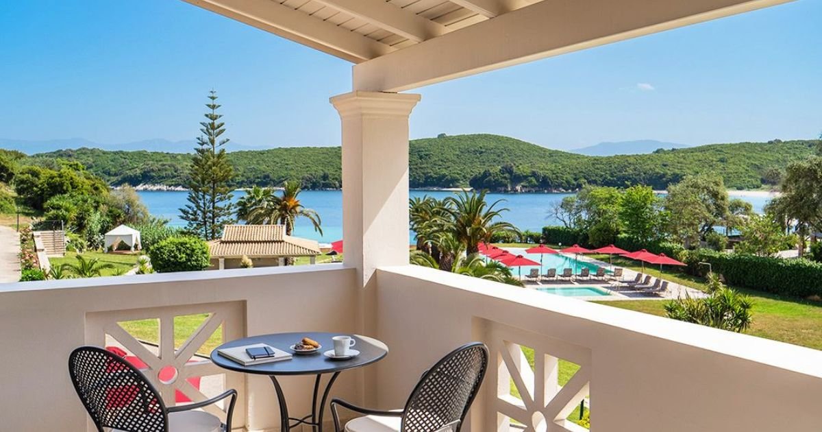 Best hotels in Kassiopi Corfu with beautiful sea views and luxury accommodation