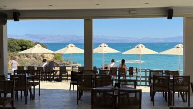Best restaurants in Sidari Corfu with traditional Greek dining and seaside views