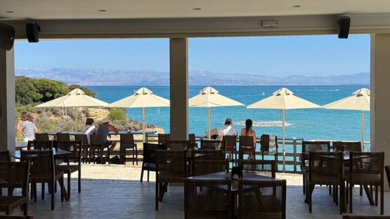 Best restaurants in Sidari Corfu with traditional Greek dining and seaside views