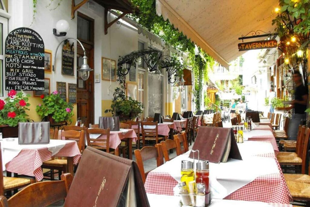 To Tavernaki restaurant exterior in Limenas Thassos