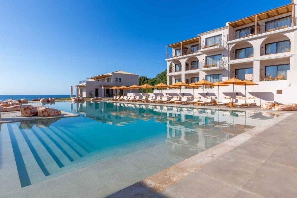 Corfu Greece hotel with swimming pool