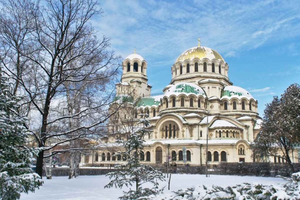 Best cheap winter destinations – Alexander Nevsky Cathedral Sofia