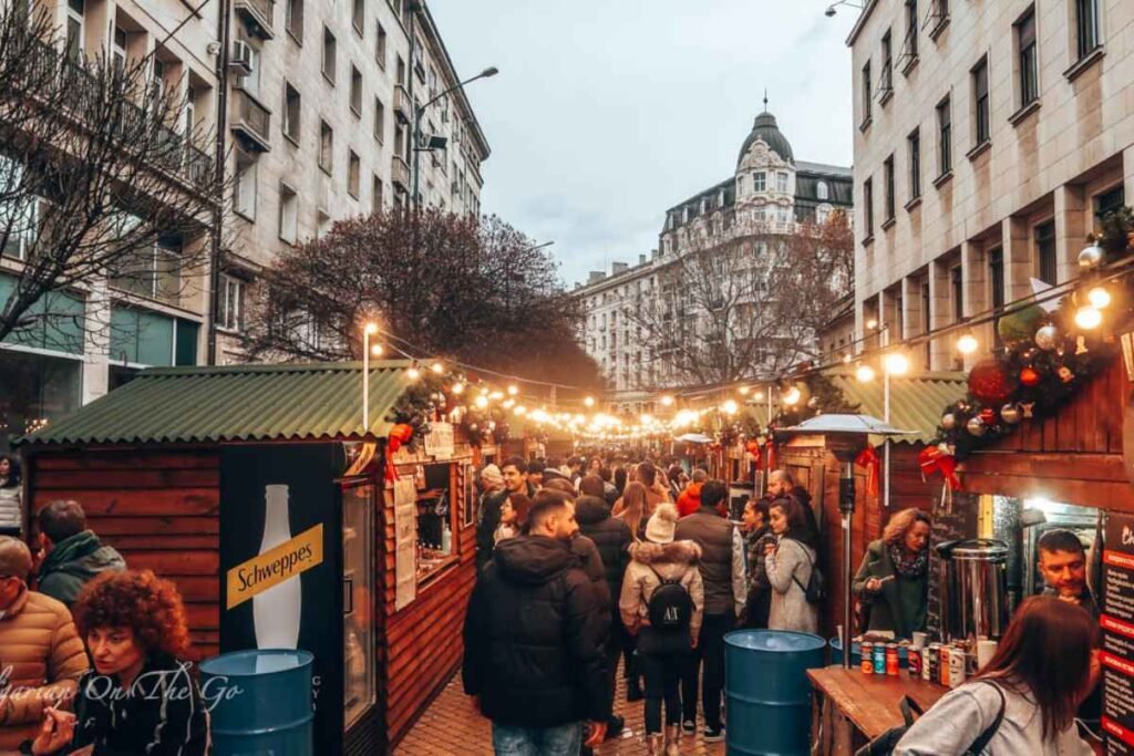 Best cheap winter destinations Sofia Bulgaria Christmas market