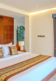 Luxury jungle suite with panoramic forest view in Ubud