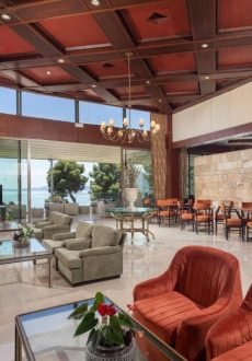 Fine dining restaurant at Corfu Palace Hotel