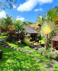 Private garden villa tropical Bali retreat