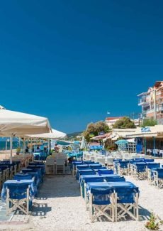 Beachfront restaurant in Limenaria Thassos