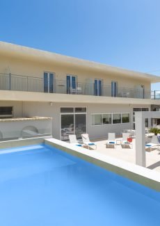 Swimming pool at Melina Oasis Boutique Hotel in Kassiopi Corfu
