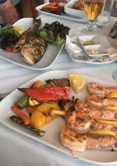 Fresh seafood and Greek specialties at Petrino Restaurant